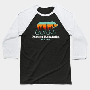 Mount Katahdin Trails Baxter State Park Maine Baseball T-Shirt